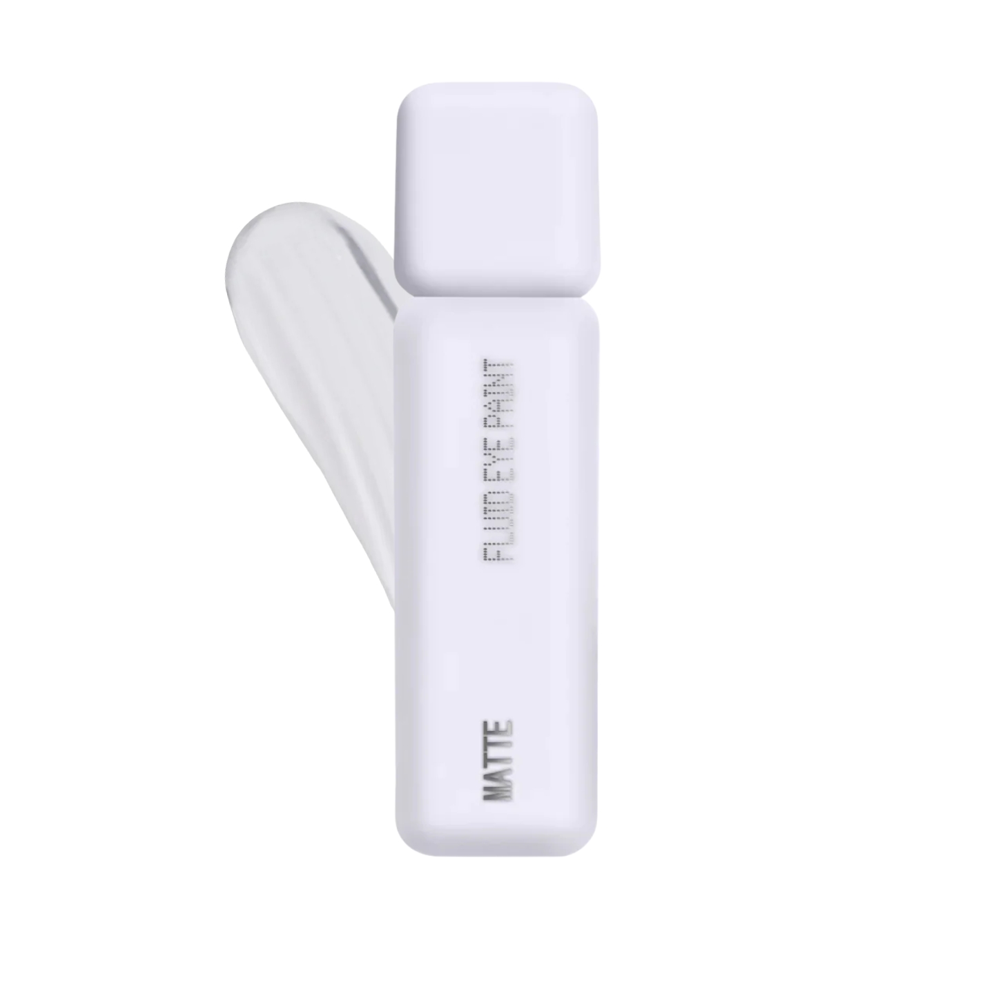 About Face Matte Fluid Eye Paint in White Noise