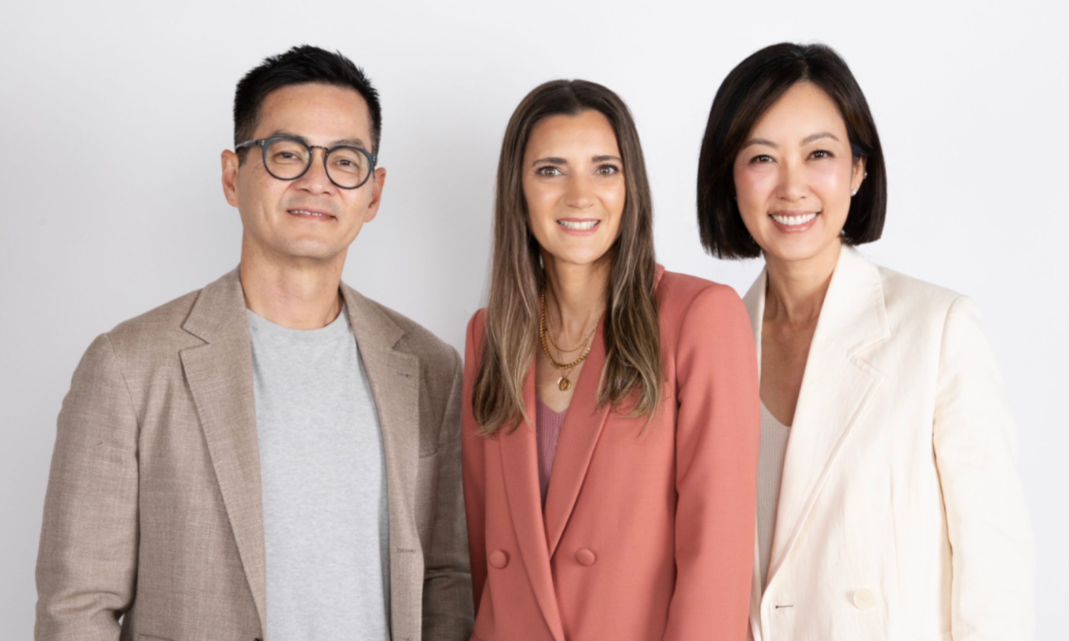 Dr Julie Chung, Kent Yu, and Anne-Cécile Brilland