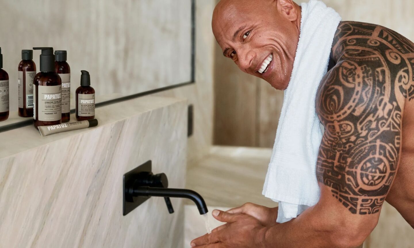Dwayne Johnson skincare brand PAPATUI