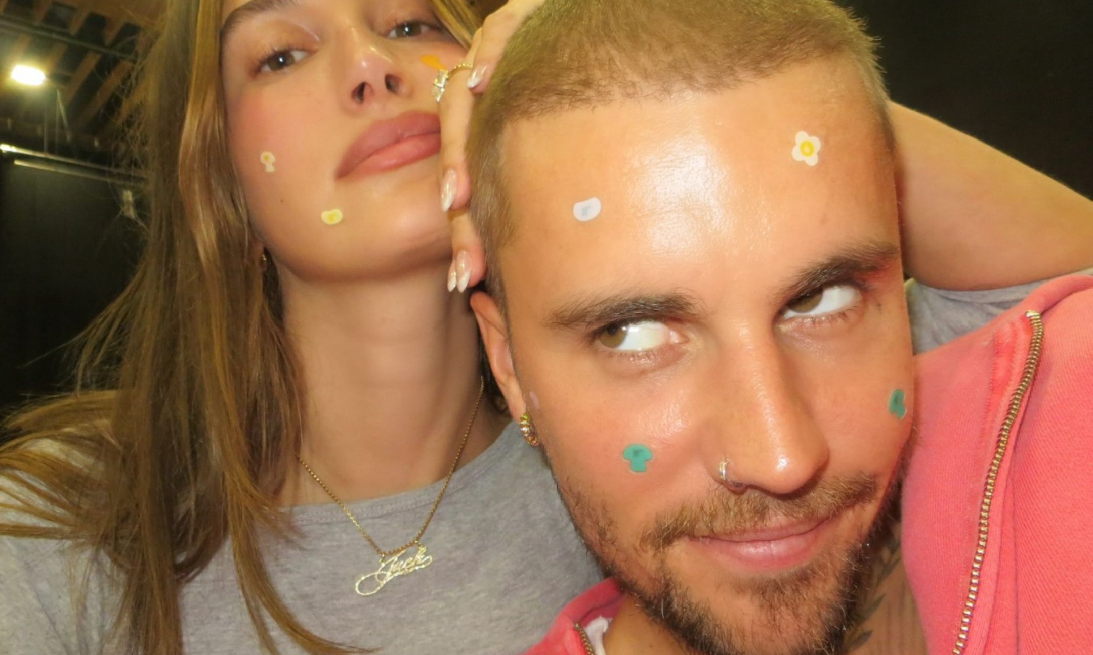 Hailey Bieber and Justin Bieber for Rhode