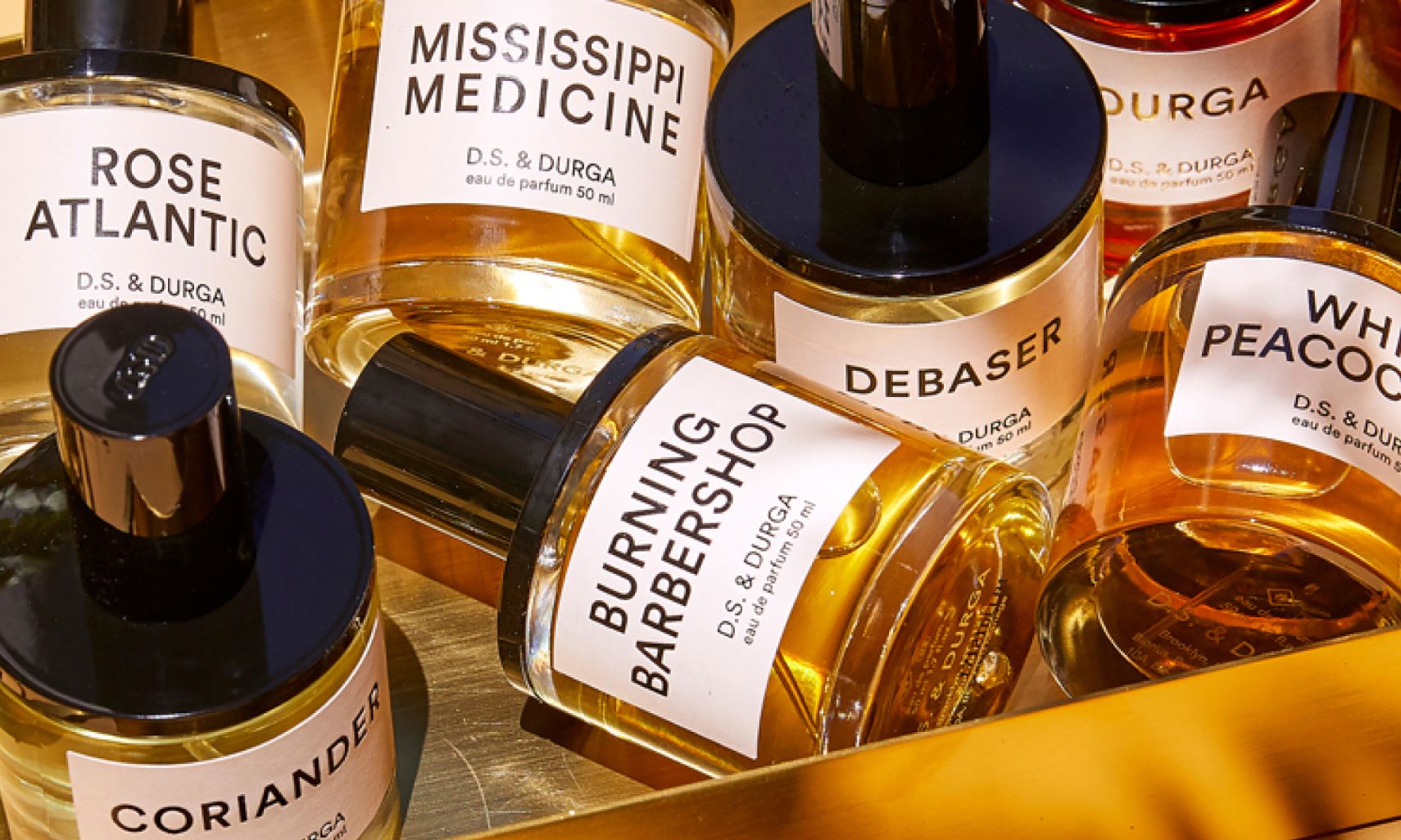 D.S. & Durga fragrance bottles