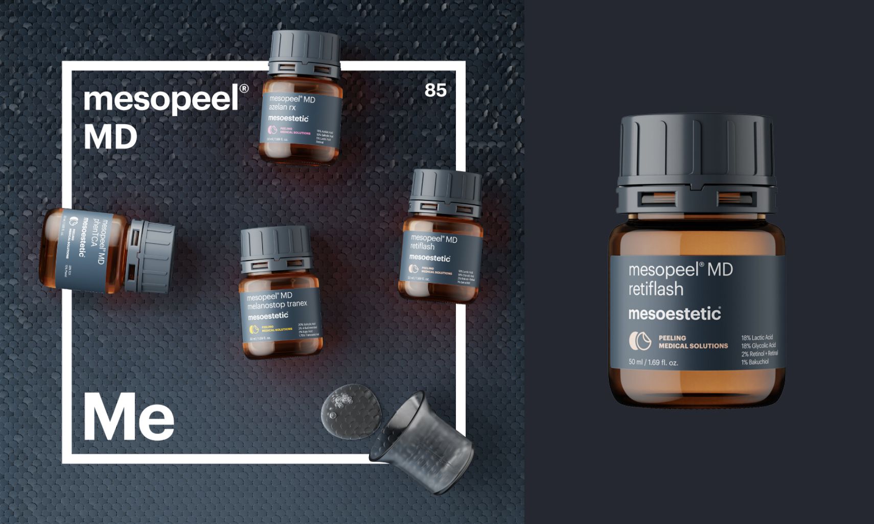 bottles of Mesopeel MD
