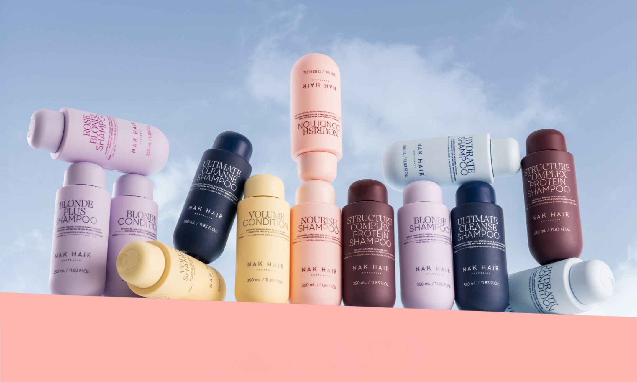 NAK Hair Product Lineup