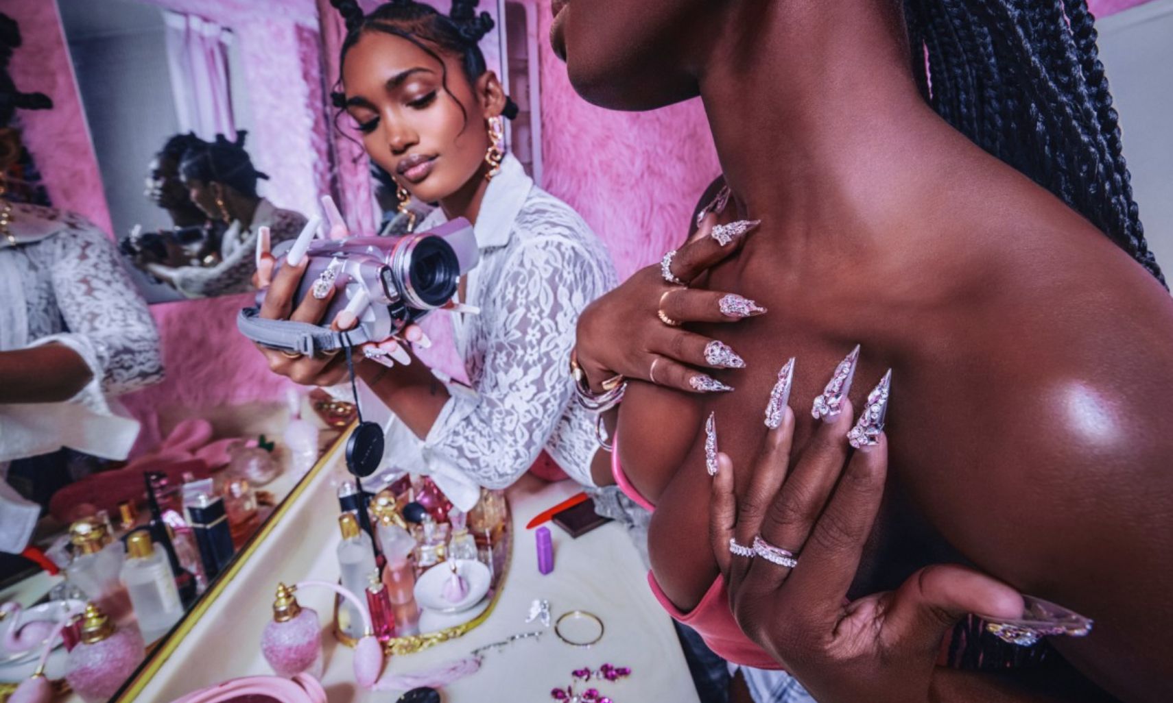 Pink Friday Nails Nicki