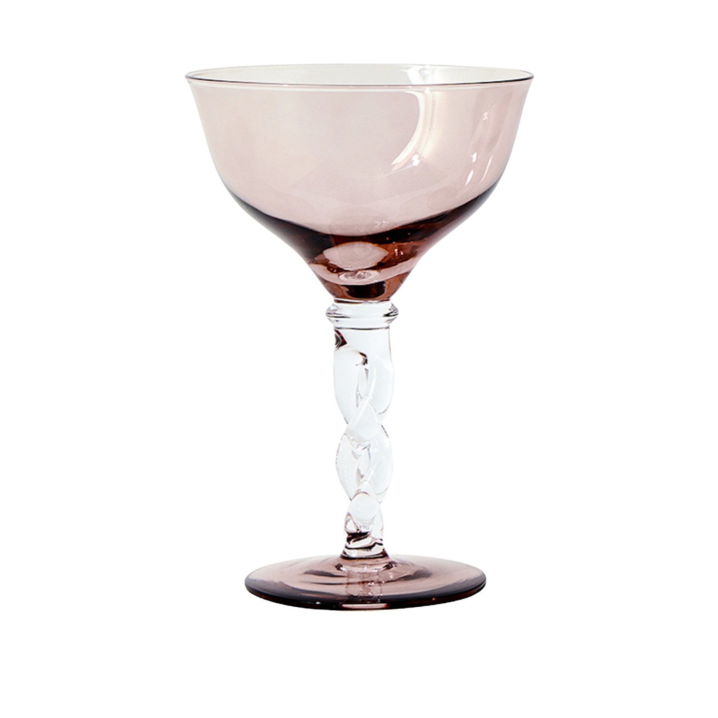 Oliver Bonas Bijou Pink Champagne Coupes