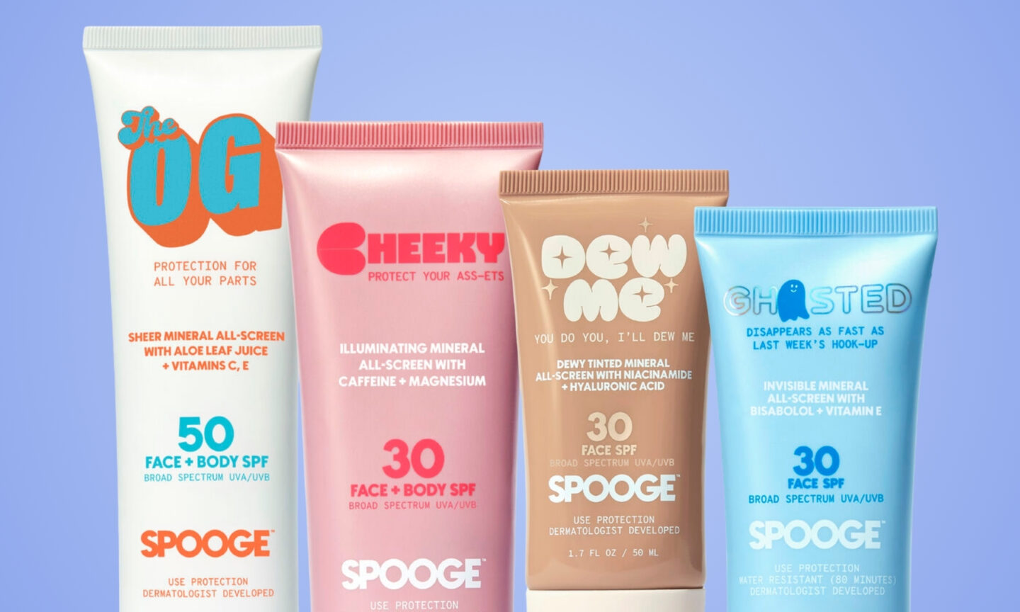 Spooge Product Lineup