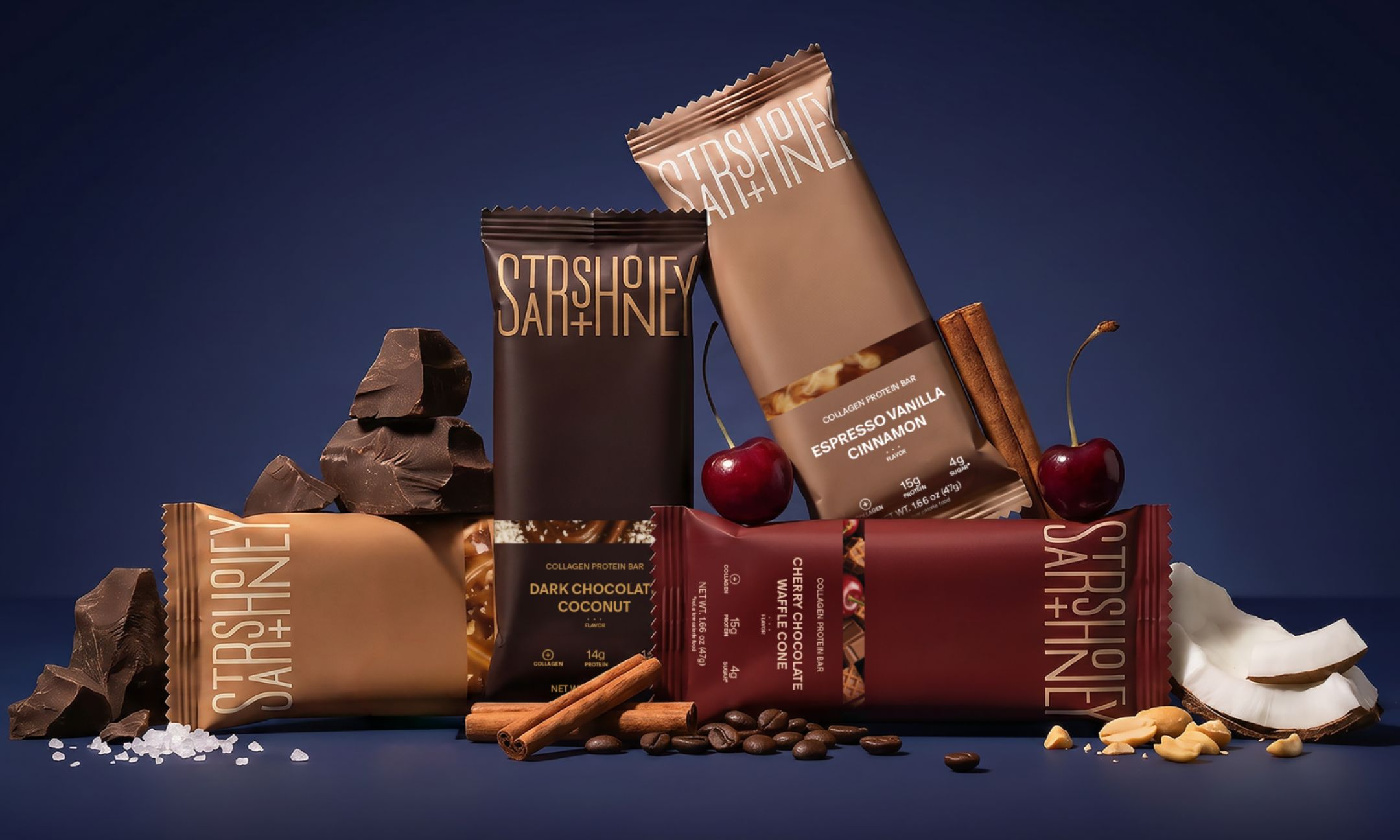 Stars + Honey Collagen Protein Bars