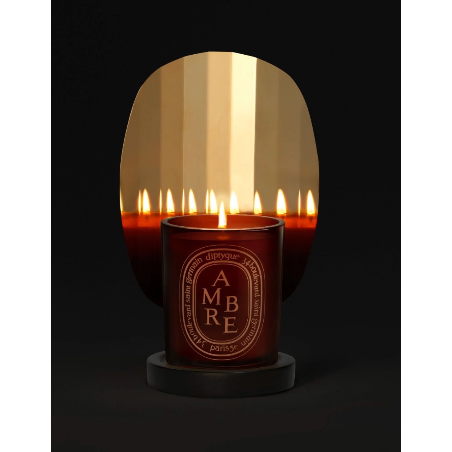 Diptyque 1,000 flames reflecting candle stand