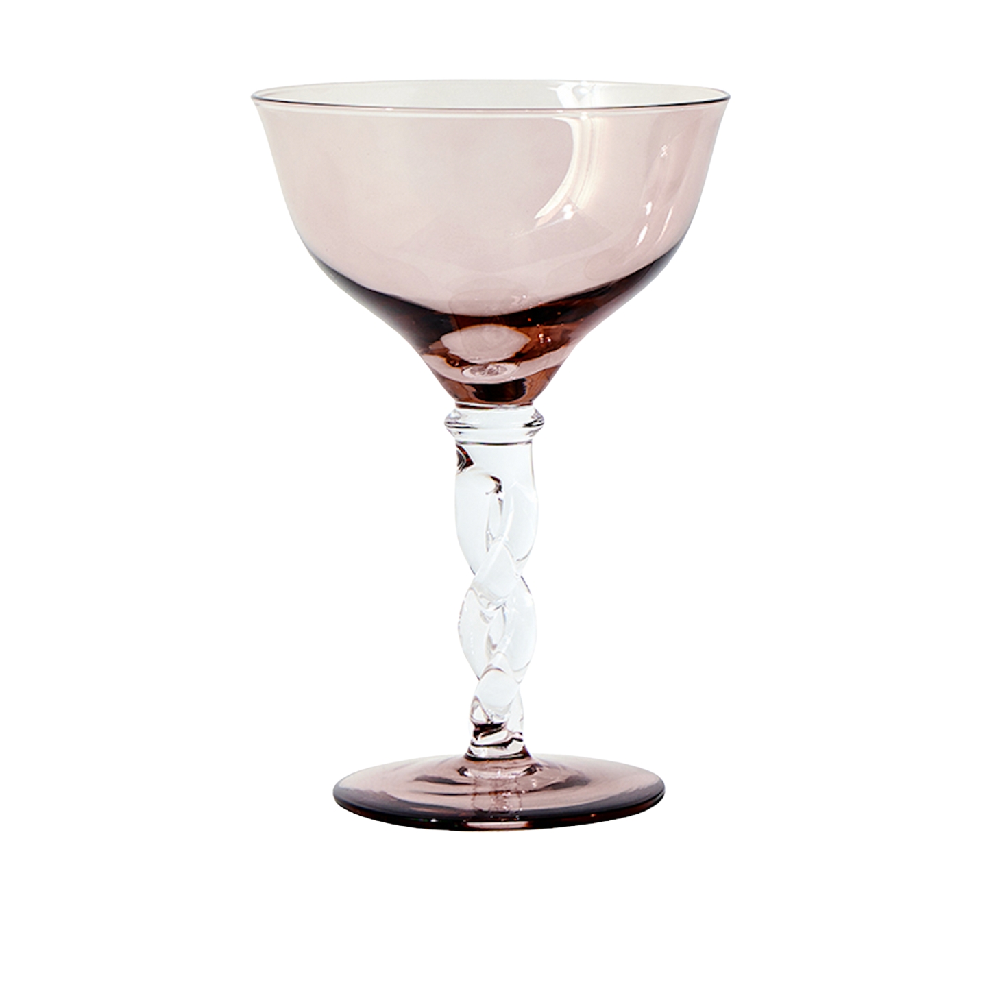 Oliver Bonas Bijou Pink Champagne Coupes