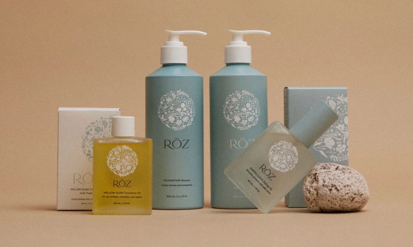 RŌZ haircare products