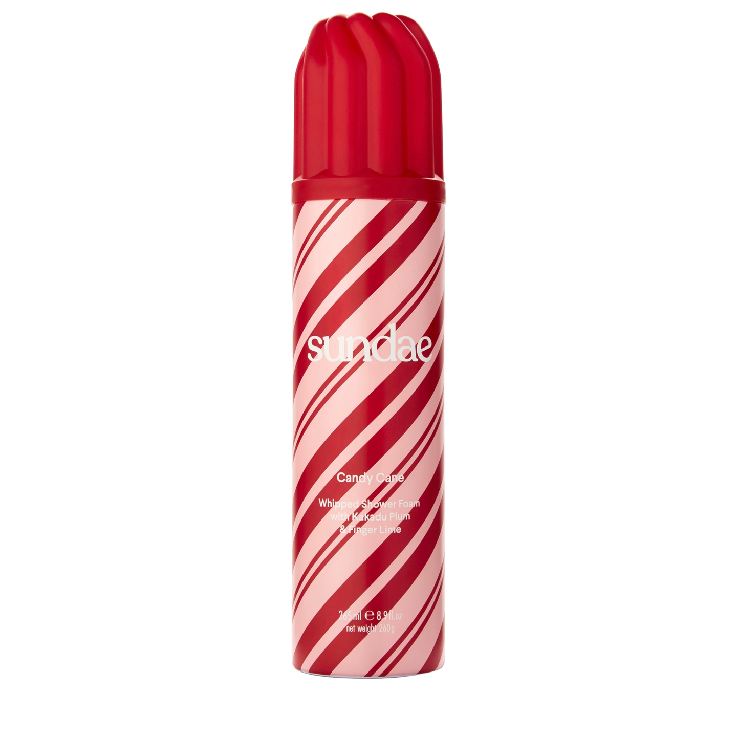 Sundae Christmas Whipped Shower Foam Candy Cane