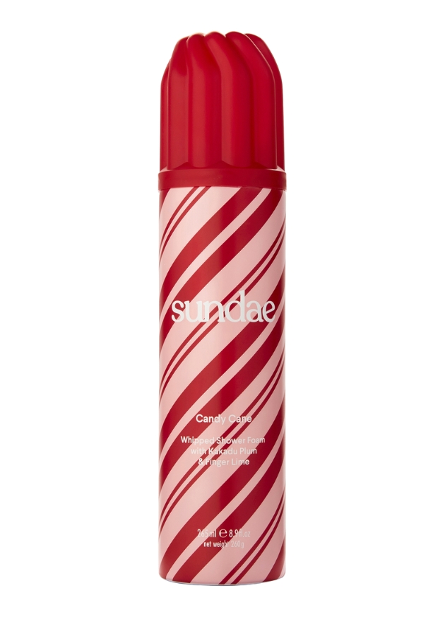 Sundae Christmas Whipped Shower Foam Candy Cane